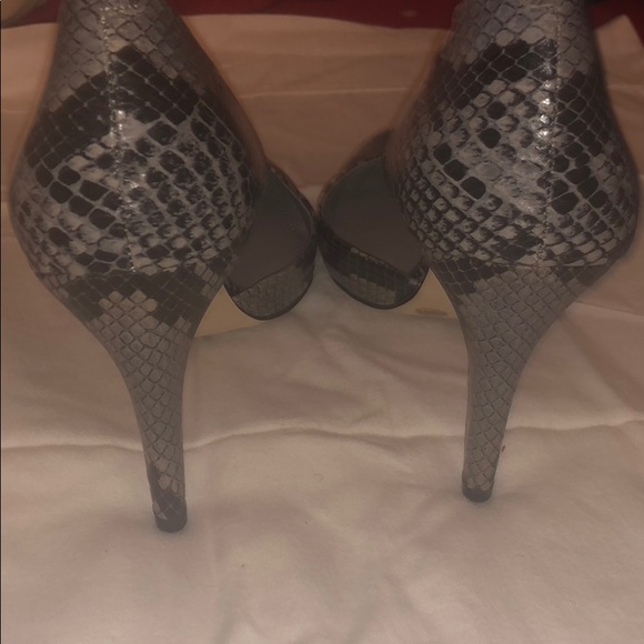 BCBG Snake Print Pumps - Picture 4 of 5